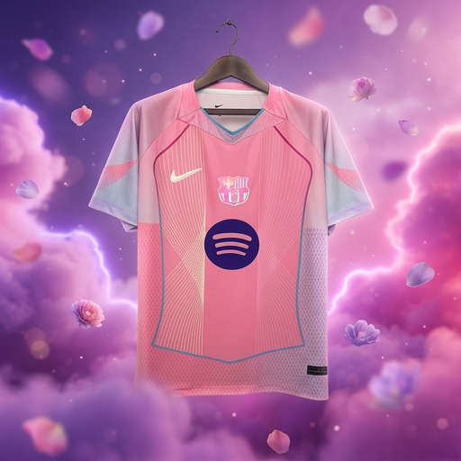 MAILLOT BARCELONE ROSE 2025/26
